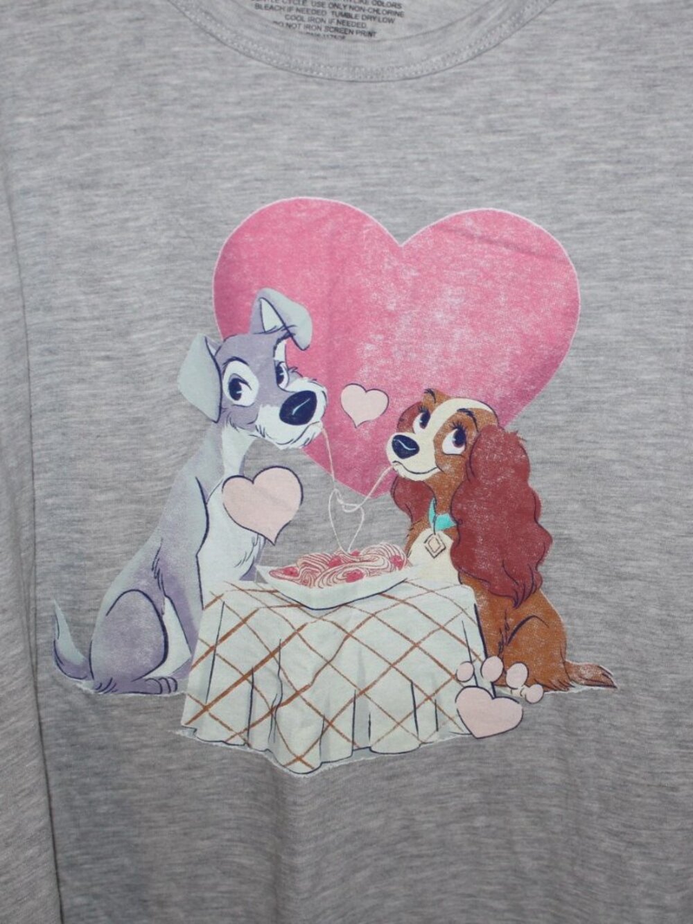 NWT Torrid Disney Lady and The Tramp cotton Tee 5X(28W) CUTE /FUN!! - Picture 2 of 7